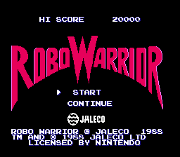 Robo Warrior (Europe)